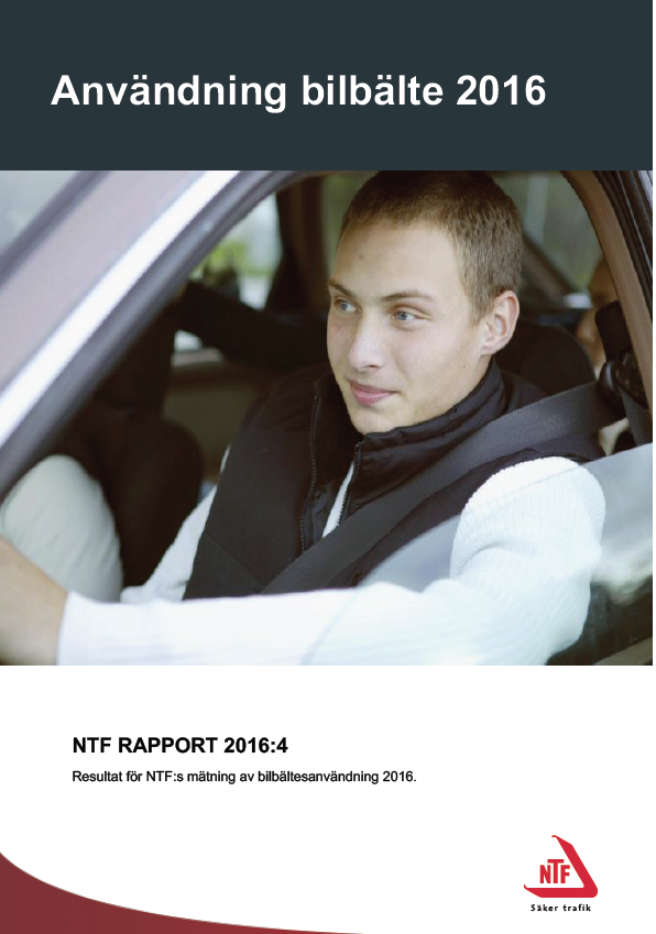 2016:4 Bältesanvändningen 2016