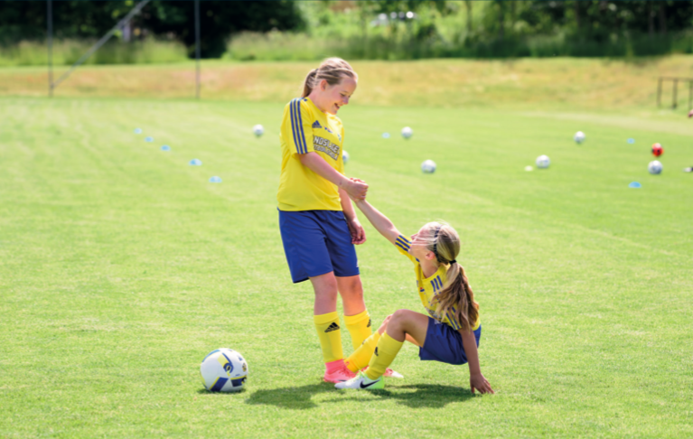 Trafiksäker väg till fotbollen