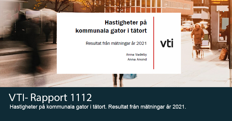 1112 Hastigheter på kommunala gator i tätort